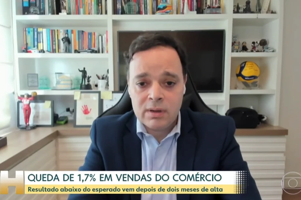 Vendas do comércio caem 1,7% em junho após dois meses de alta